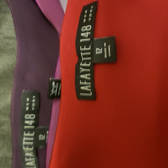 Lafayette women's 2 suit jackets and skirt with 4 silk blouses. - Picture 6 of 6